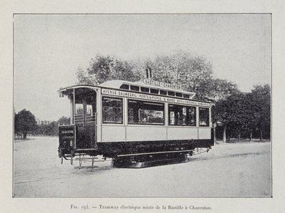 Bastille-Charenton electric tramway - in “A travers l