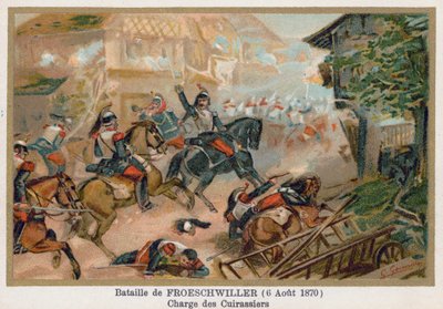 Froeschwiller之战，Cuirassiers的冲锋 作者 法语学校