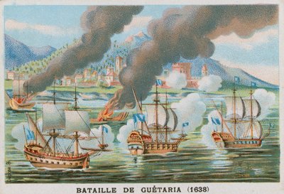 Guetaria战役，1638年 作者 法语学校