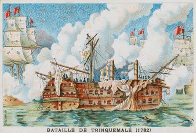 Trincomalee之战，1782年 作者 法语学校