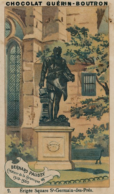Bernard Palissy，陶瓷创造者，1510-1590，Erigee Square St-Germain-des-Pres 作者 法语学校