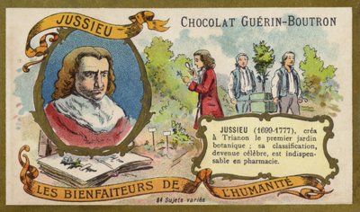 Bernard de Jussieu，法国博物学家（chromolitho） 作者 法语学校