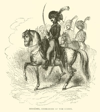 Bessieres，指南的指挥官（雕刻） 作者 法语学校