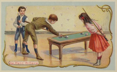Billiards (chromolitho) 作者 法语学校