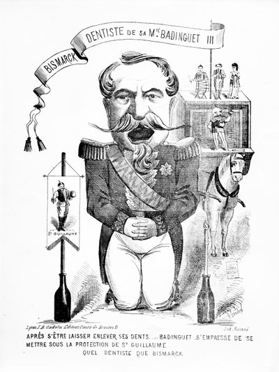 俾斯麦，1871年陛下Badinguet III的牙医 作者 法语学校