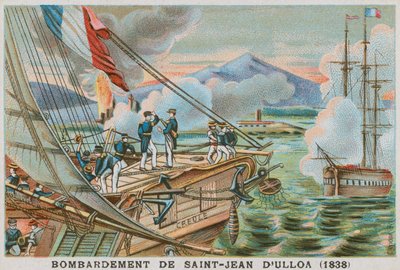 1838年，法国人对墨西哥圣胡安德乌鲁阿的轰炸 作者 法语学校
