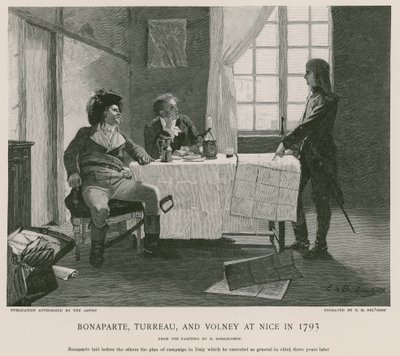 1793年，波拿巴，Turreau和Volney在尼斯 作者 法语学校