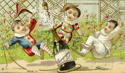 布姆！香槟！，c.1895（另见488393） 作者 法语学校
