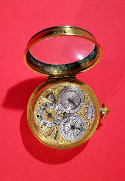 日历表，c.1690（镀金黄铜） 作者 French School