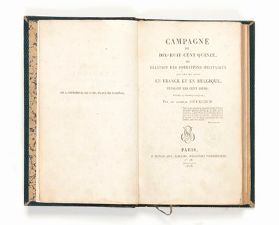 加斯帕德·古尔高 (Gaspard Gourgaud) 的“1815 年运动” 作者 法语学校