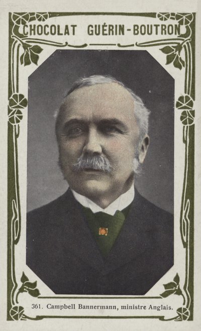 Campbell Bannermann，英国部长（彩色照片） 作者 French School