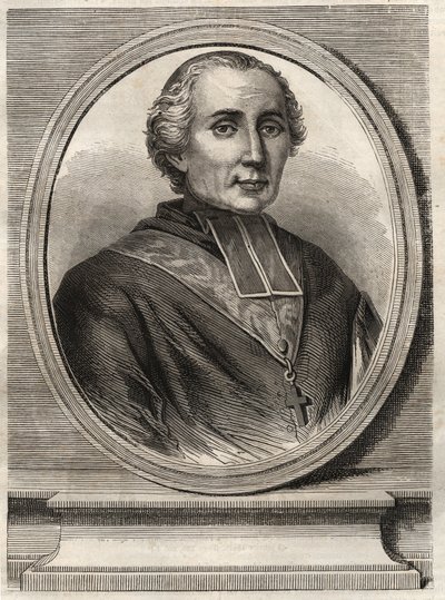 红衣主教Francois-Nicolas-Madeleine (Francois Nicolas Madeleine) Morlot 1795-1862 - 巴黎的Archeveque和红衣主教。 作者 法语学校