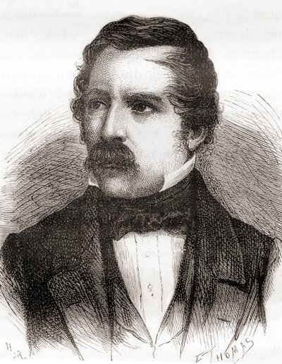 来自 Les Merveilles de la Science 的 Carl August von Steinheil，约 1870 年出版（版画） 作者 French School