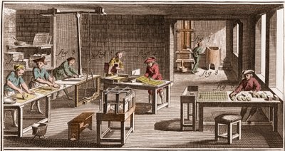卡地亚 - 制造扑克牌 - "The Grande Encyclopedie, ou Dictionnaire Raisonne des Sciences, des Arts et des Metiers"（大百科全书或科学、艺术和专业词典），作者Denis Diderot（1713-1784）和Jean d