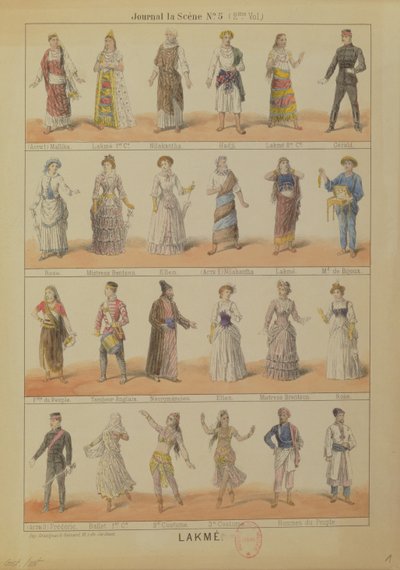 由Leo Delibes（1861-91）演出的歌剧Lakme 作者 法语学校