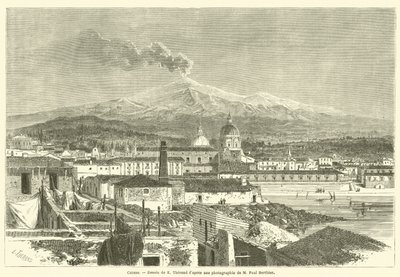 Catane (engraving) 作者 法语学校