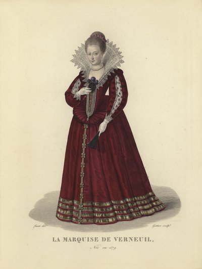 Catherine Henriette de Balzac dEntragues，Marquise de Verneuil，法国国王亨利四世的先生 作者 法语学校