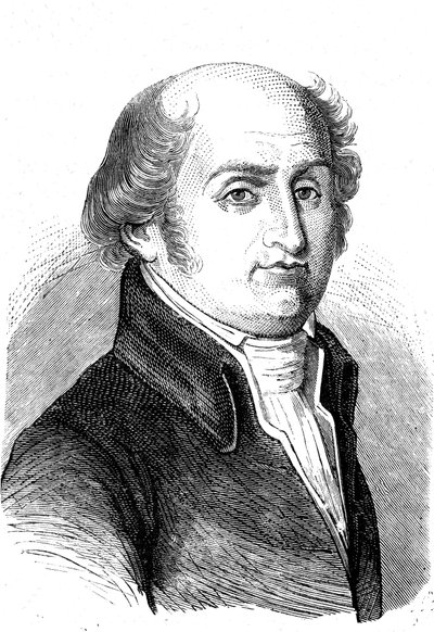 CharlesGilbert ROMME（1750-1795 年），法国数学家、革命家和政治家。雕刻 1868 年 作者 法语学校