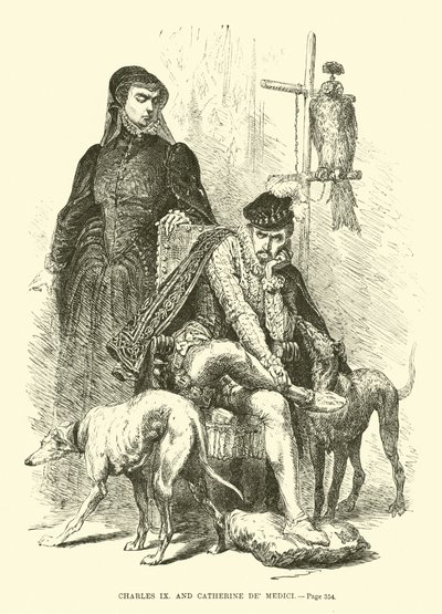 Charles IX和Catherine de Medici 作者 法语学校