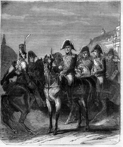 查理十世（1757-1836）法国国王。莫里斯-拉夏尔的《历代教皇-资产-皇后和皇帝的历史》中的版画 作者 法语学校