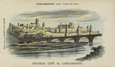 Chateau Cite Carcassonne，Carcassonne，Aude 作者 法语学校