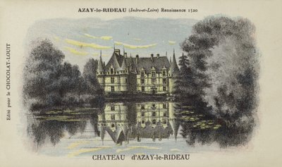 Azay-le-Rideau城堡，Indre-et-Loire 作者 法语学校