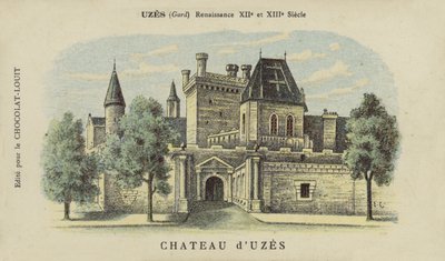 Chateau duzes，Uzes，Gard 作者 法语学校