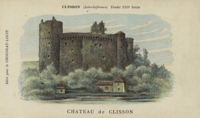 Clisson城堡，Clisson，Loire-Inferieure 作者 法语学校