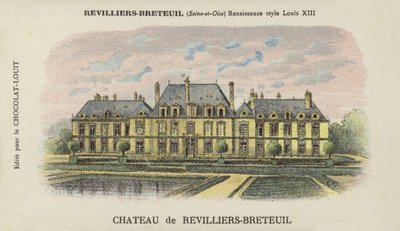 Revilliers-Breteuil城堡，Revilliers-Breteuil，Seine-et-Oise 作者 法语学校
