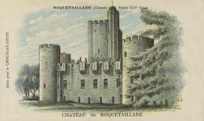 Chateau de Roquetaillade，Roquetaillade，吉伦特省 作者 法语学校