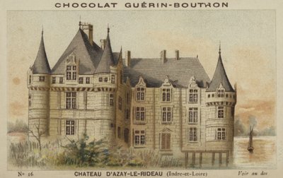 dAzay-le-Rideau城堡，Indre-et-Loire 作者 法语学校