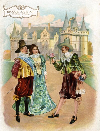 卢瓦尔河畔的城堡法国中部Indre et Loire（安德尔和卢瓦尔）的Azay le Rideau（阿泽-勒-里多）城堡的玫瑰室，建于16世纪路易十三时代的1529年。 作者 法语学校