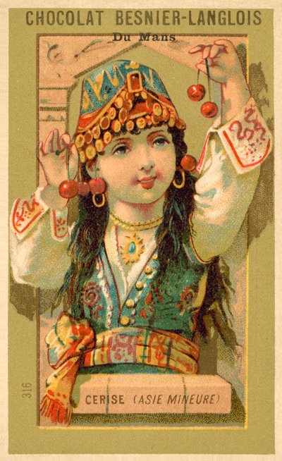 小亚细亚樱桃（chromolitho） 作者 法语学校