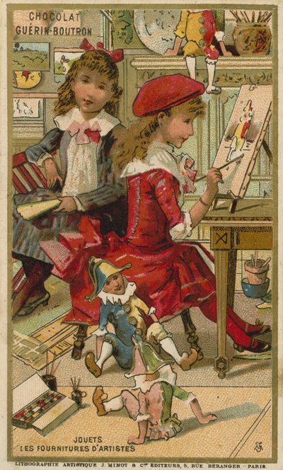 Chocolat Guerin Boutron贸易卡 作者 法语学校