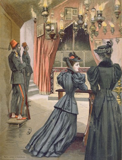 圣诞教堂，伯利恒，1894年 作者 法语学校