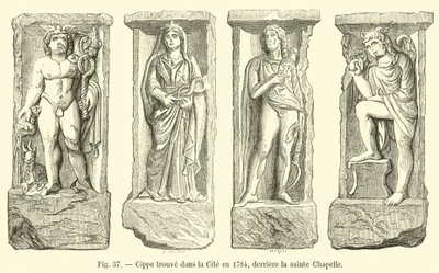 Cippe于1784年在Sitete Chapelle后面的Cite中找到 作者 法语学校