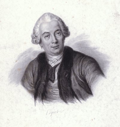 Claude Bourgelat，法国兽医（雕刻）。 作者 法语学校