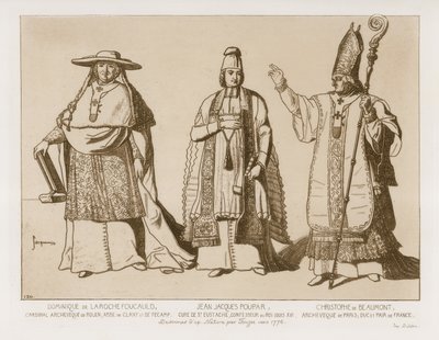 文艺礼服，Touzee艺术品后的图纸，大约1776年 作者 法语学校