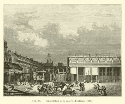 1829年画廊dOrleans的建筑 作者 法语学校