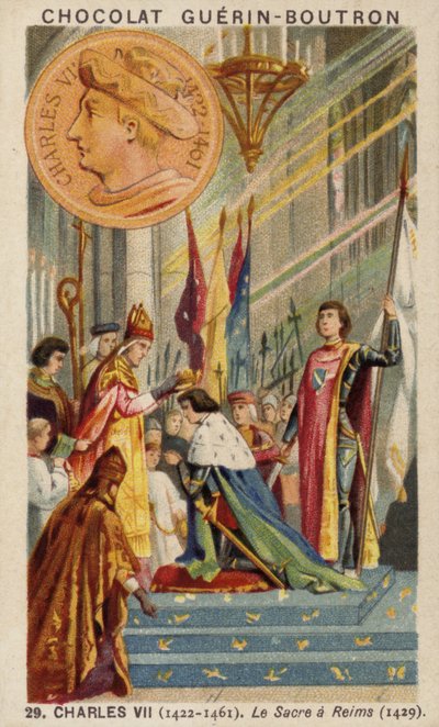 Coronation of Charles VII of France at Reims 作者 法语学校