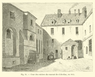 1845年，塞莱斯廷修道院的厨房 作者 法语学校