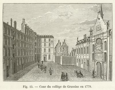 1779年Grassins学院 作者 法语学校
