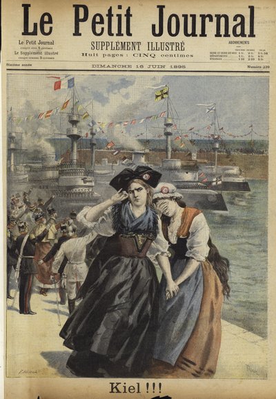 Le Petit Journal的封面，1895年6月16日 作者 法语学校