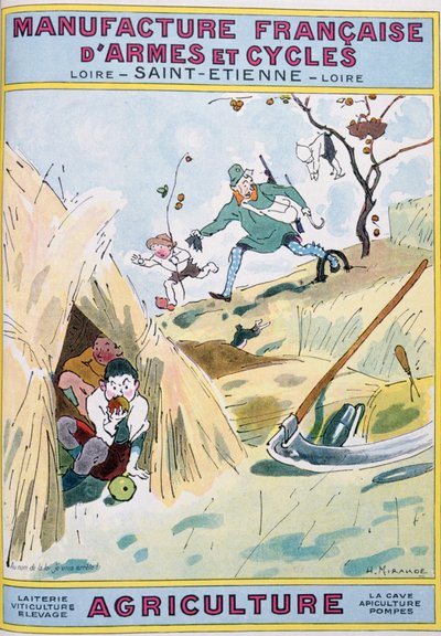 约 1920 年，圣艾蒂安 Manufrance（法国武器和自行车制造厂）目录封面（印刷品） 作者 法语学校