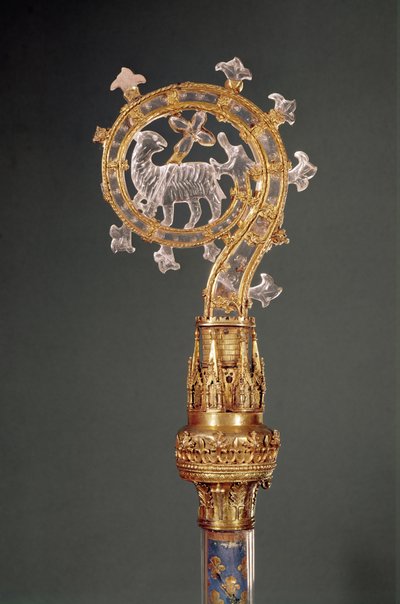 Lys Abbess of the Lys，13-15世纪（金和水晶） 作者 French School