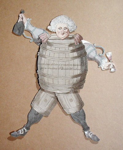 Louis Riqueti（1754-95）Vicomte de Mirabeau的剪裁，1790年（另见104552） 作者 法语学校