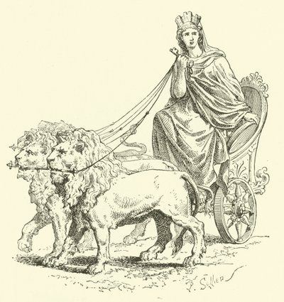 Cybele (engraving) 作者 法语学校