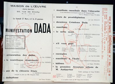 Dada Manifestation，c.1921 作者 法语学校