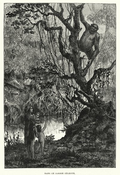 在这天庭（版画） 作者 法语学校
