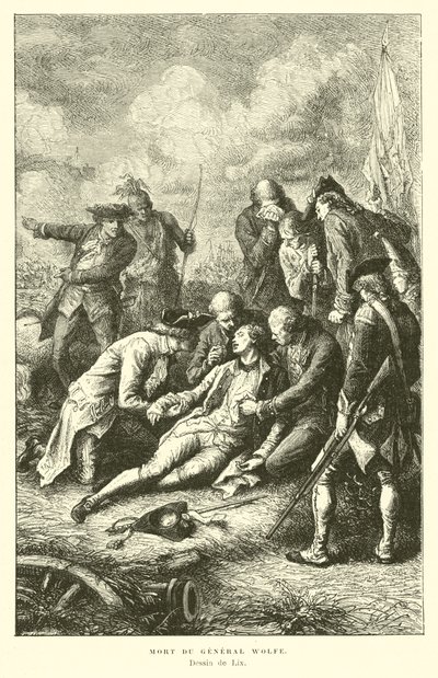 沃尔夫将军之死，1759年 作者 法语学校